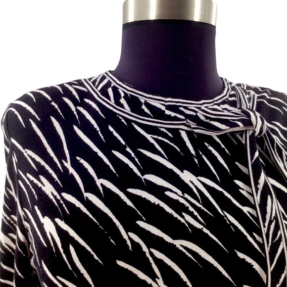 Vintage ROBERT JANAN design by EVA  1980s Black and White Dress - Picture 10 of 12